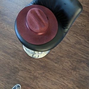 Brixton Burgundy hat perfect for winter